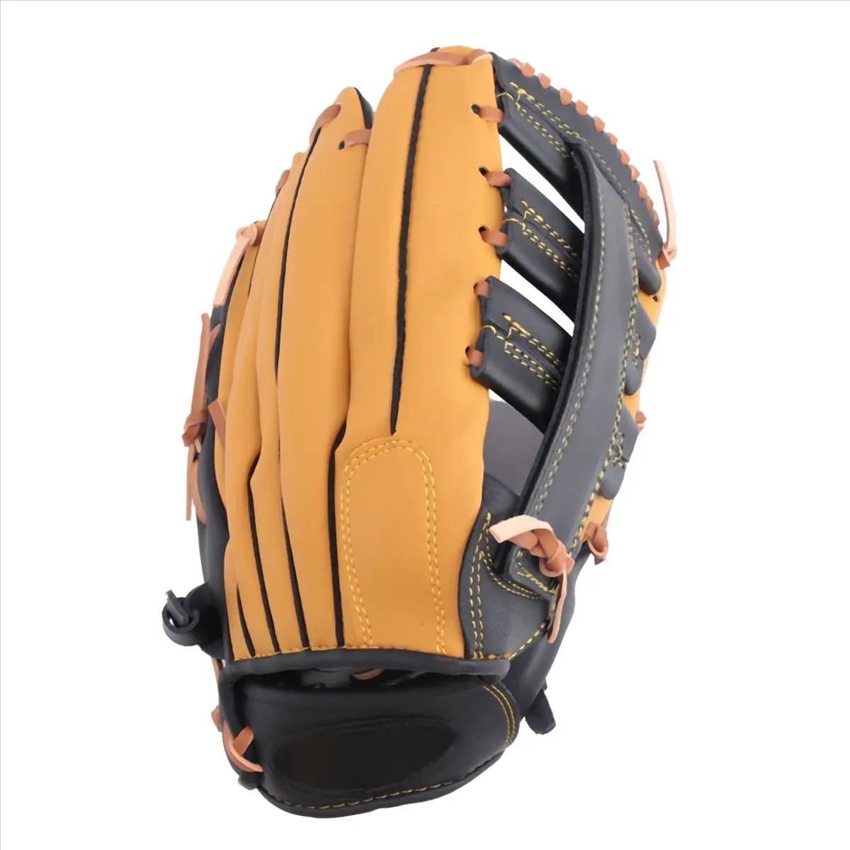 ABQR Professional Baseball Gloves Youth Adult Leather Baseball Gloves Softball Training Catcher Gloves 12.5 Inches