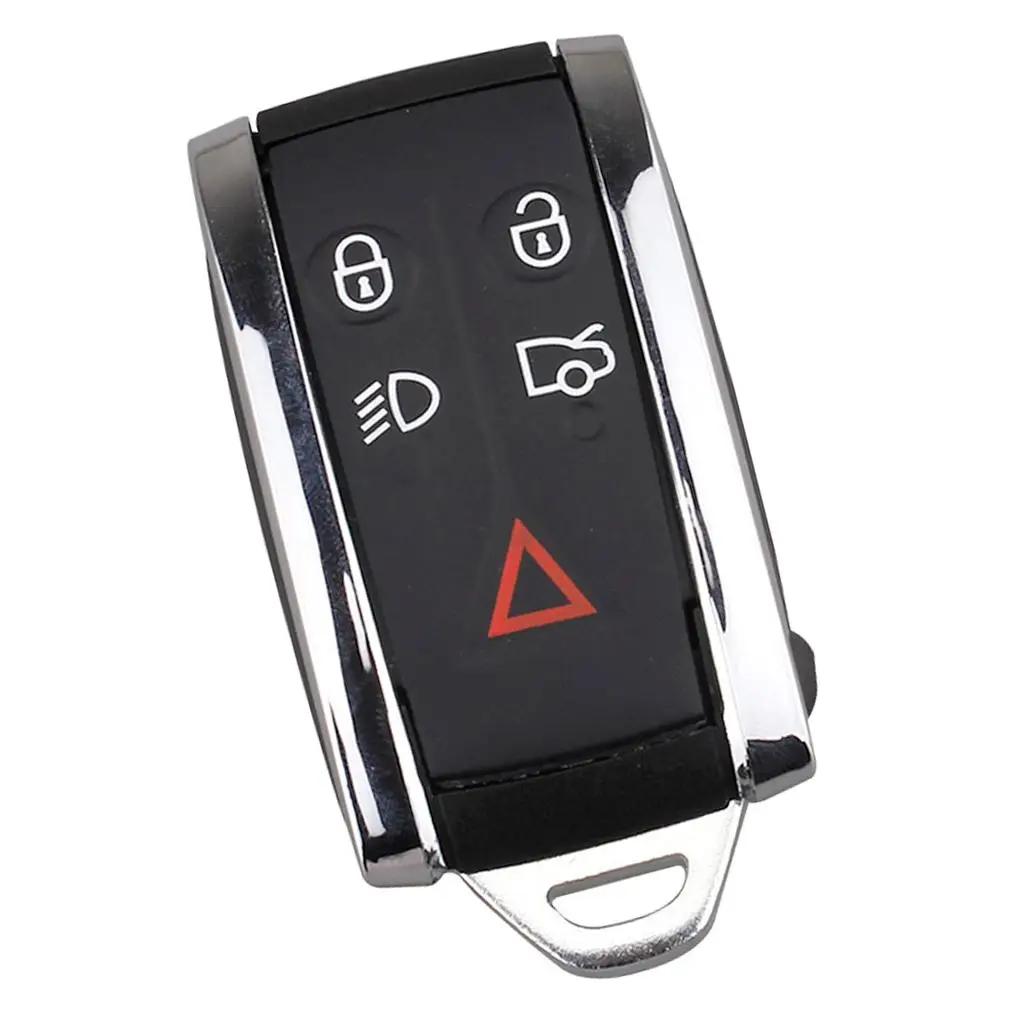 Replacement Keyless Entry Remote Control Key Fob Shell Case Cover with Blank Key for XF/XK/XKR/X-Type/S-Type