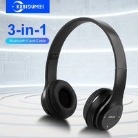 Bluetooth 5.0 Headsets Wireless Headphones 3.5MM Wired Earphones Support TF Card Foldable Noise Reduction For iPhone Xiaomi