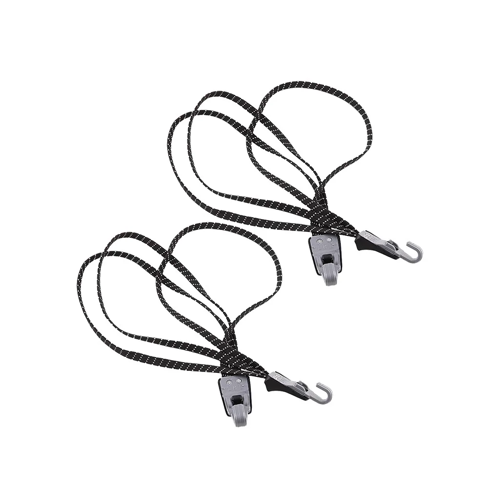 

2Pcs 3-in-1 Luggage Rope for Bike Motorcycle Camping Heavy Duty Elastic Bungee Cord with Strong Hook Secure Bulky Items on Cart