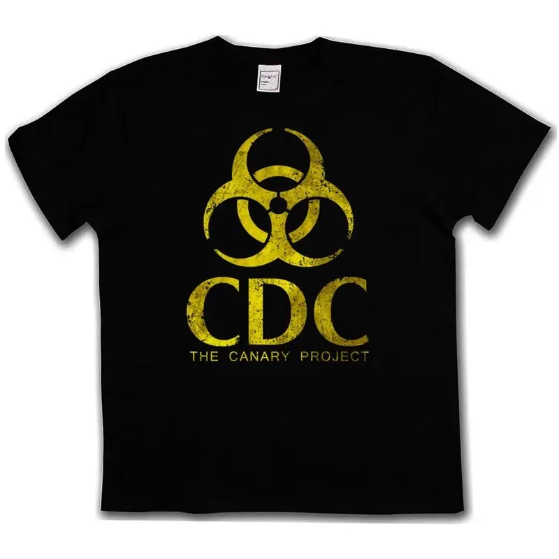 THE CANARY PROJECT T-SHIRT - CDC Biohazard Logo Vampire TV The Strain T-Shirt