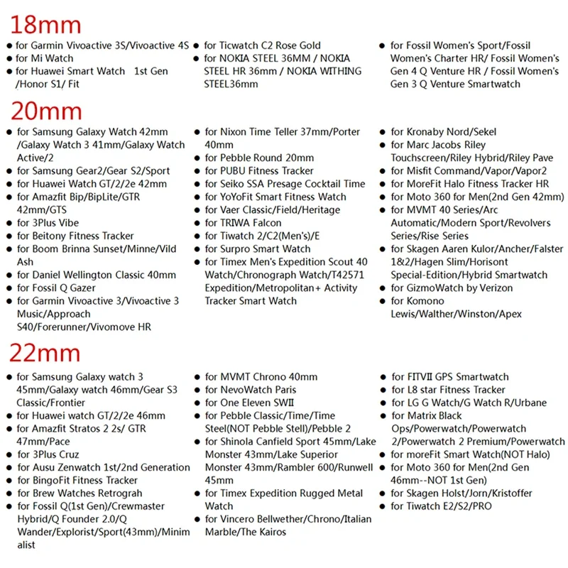 18/20/22mm Magnetische Strap Für Samsung Aktive 2 40/44mm Getriebe S3 Armband Huawei GT/GT2/2e Galaxy uhr 4/4 Klassische 3 45/42mm band