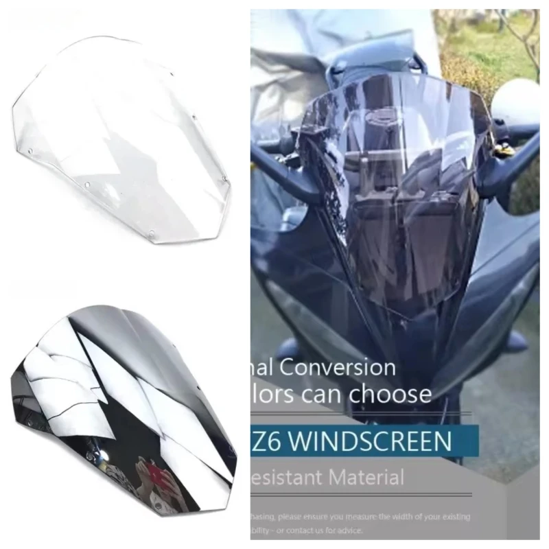 For Yamaha FAZER FZ6 Fazer S2 FZ6 2003 2004 2005 2006 2007 2008 Motorcycle Windshield FZ 6 S 03 06 07 04 05 08