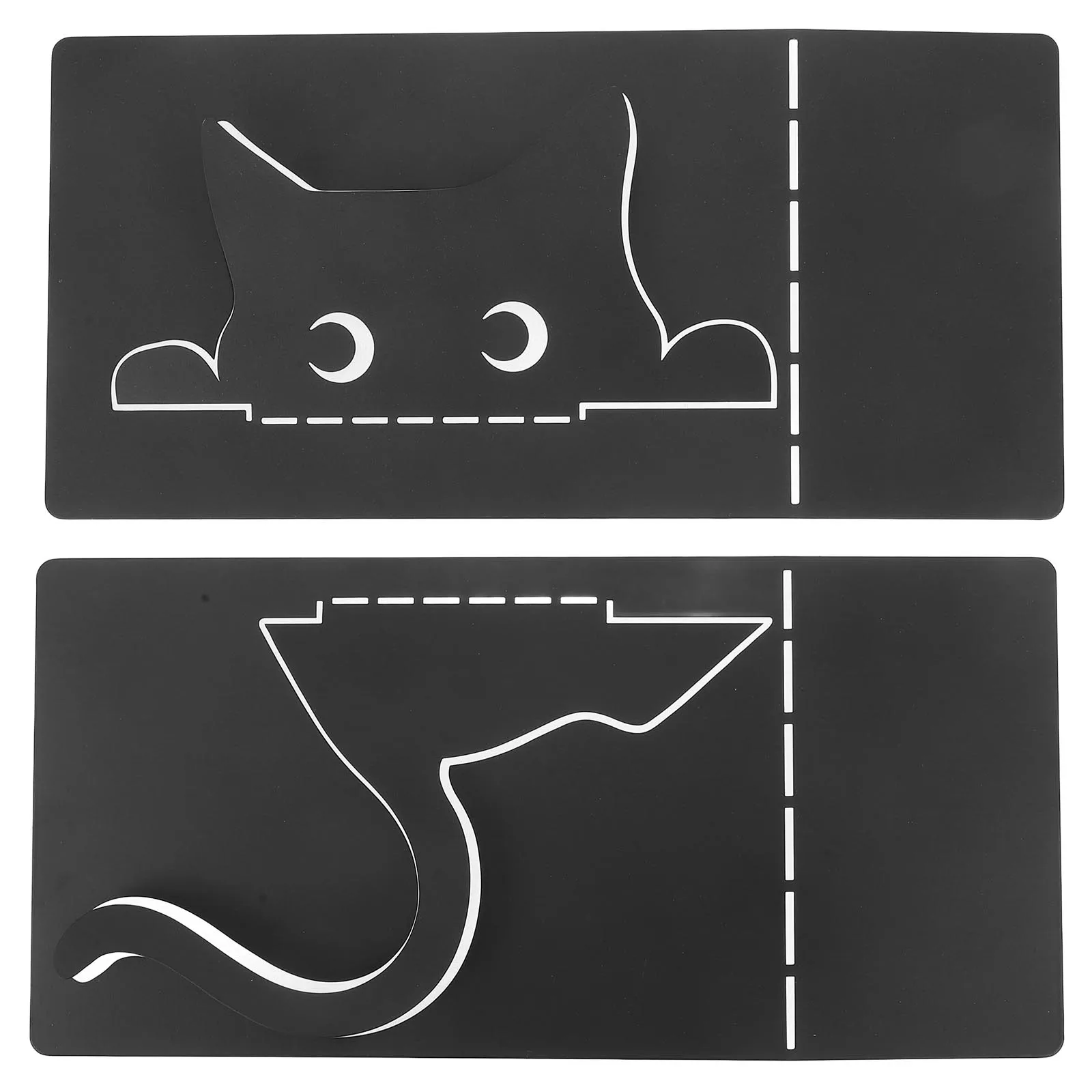 

Cat Bookmark Decorative End Desktop Metal Stopper for Shelves Bookend Iron Office