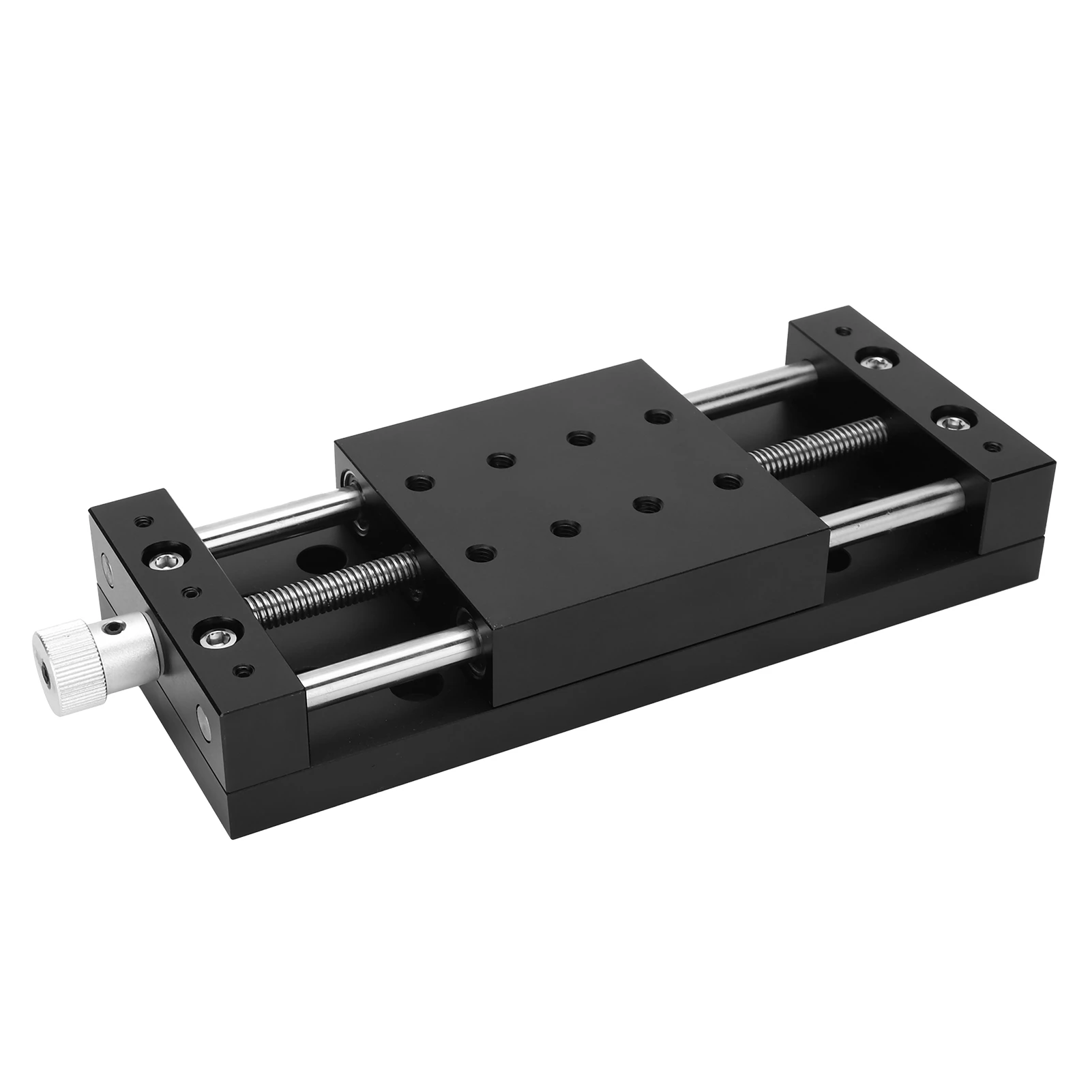 X انزلاق المرحلة مقبض نوع غرامة ضبط دليل التشذيب الجدول SP80A-DB80 80x80 مللي متر X دليل التشذيب X انزلاق المرحلة