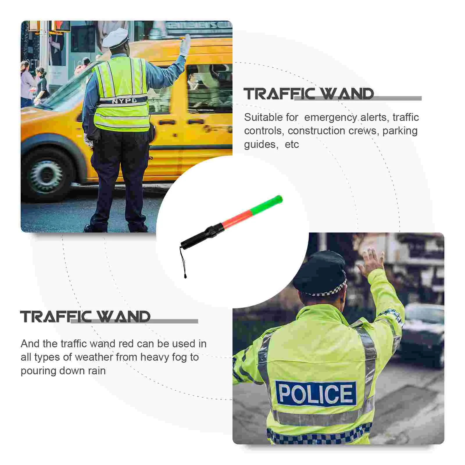 Rechargeable Traffic Tools Professional Wand Multi-function Glow Sticks