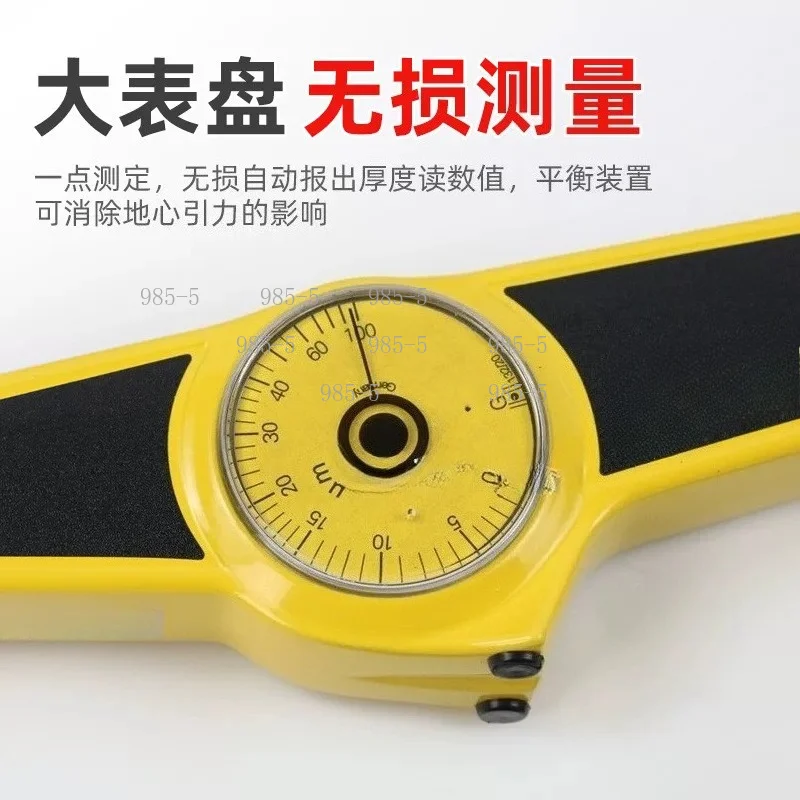 Coating Thickness Gauge Mechanical Paint Film Meter Electroplating Layer Thickness Testing Tool