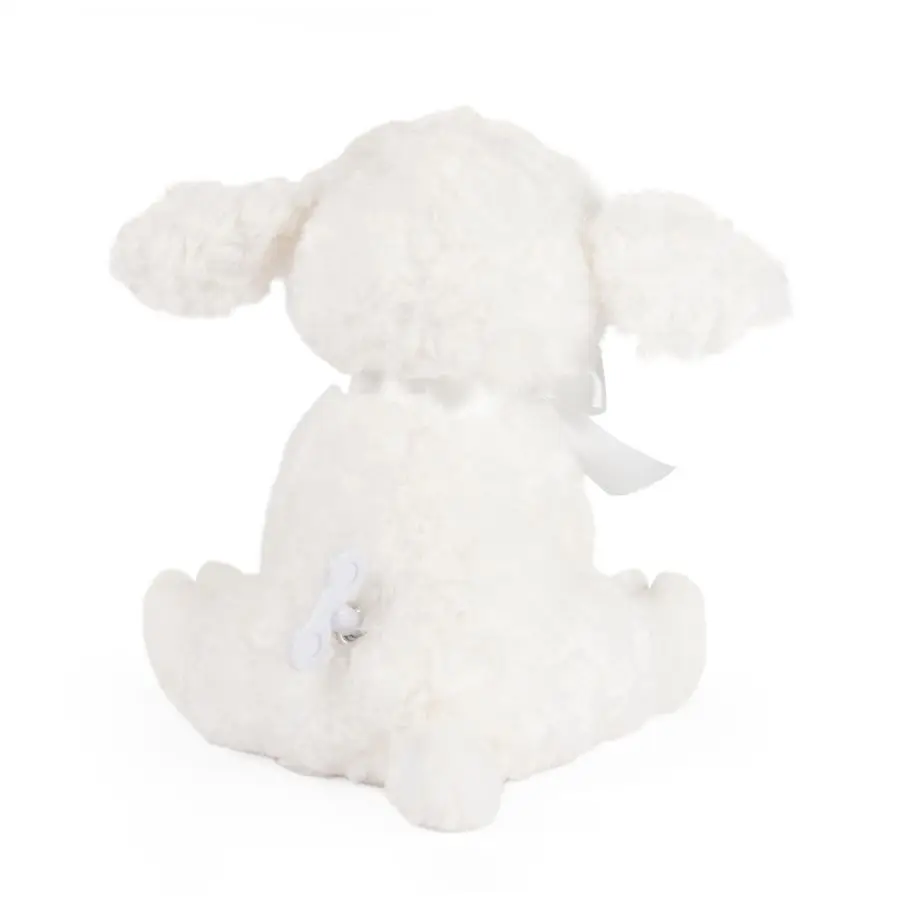 Baby Lena Lamb Keywind Musical Plush, Plays Brahms Lullaby, Stuffed Animal Sensory Toy for Babies 10 Months amp Up, White, 10