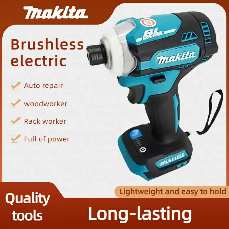 

Бесщеточный ударный шуруповерт Makita DTD171, аккумуляторный, без АКБ и ЗУ, 18В, электроинструмент Makita