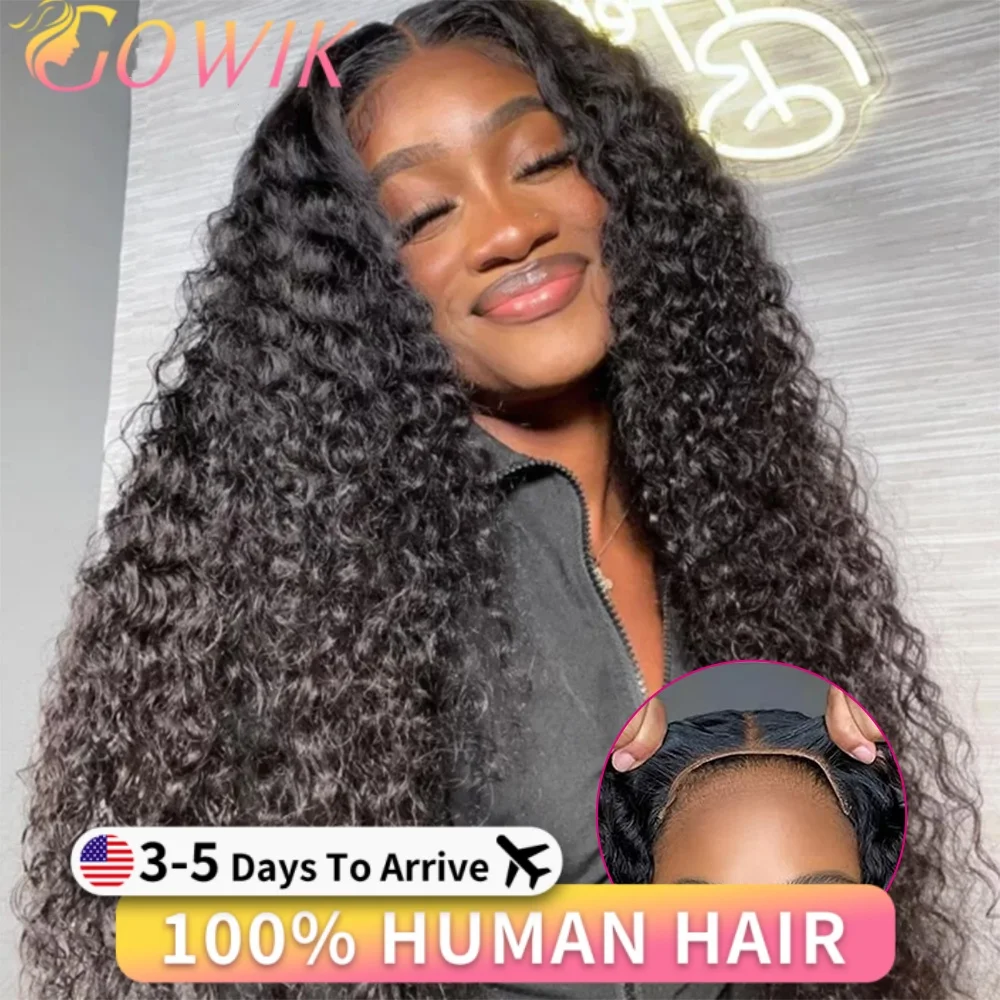 Peruki z włosów naturalnych o gęstości 250, bez kleju, kręcone, peruki z głębokimi falami, peruki z koronką HD 4x4 5x5, wstępnie wyskubane, brazylijskie peruki dla kobiet.