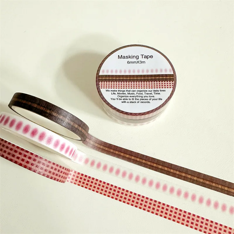 Papierband im koreanischen Stil, Sternstreifen, einfaches Muster, Aufkleber, Handbuchmaterial