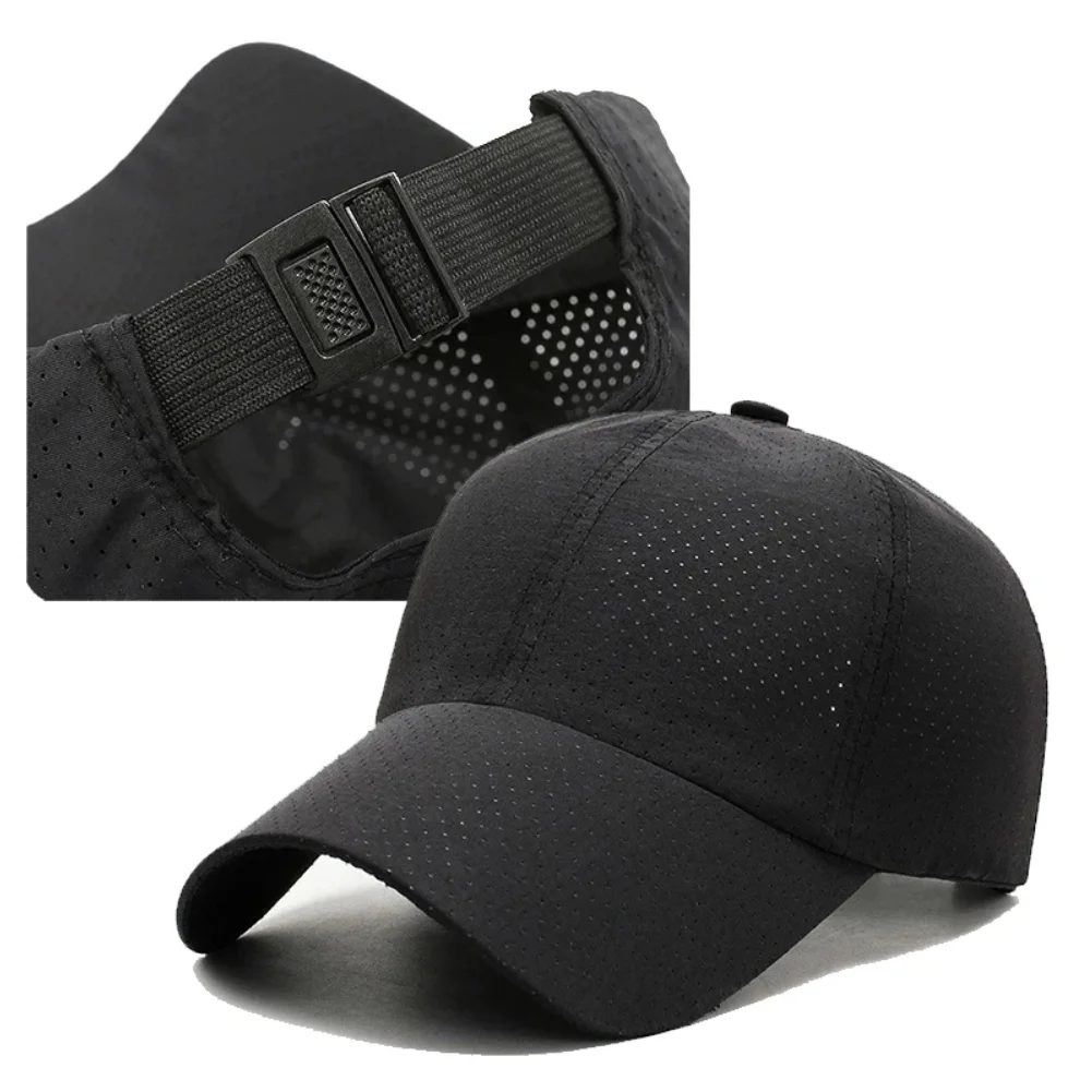 

Mesh Quick Dry Cap Men Running Sports Baseball Cap Women Golf Tennis Cap Outdoor Jogging Breathable Sun Hat