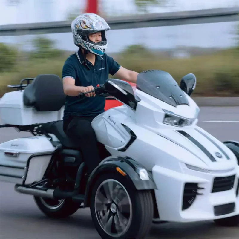 400CC inverted tricycle, long-distance motorcycle touring motorcycle, large-displacement cruise motorcycle