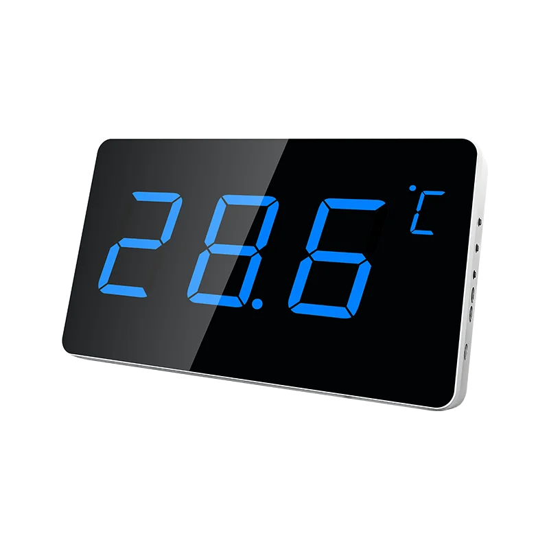 Digital LED Thermometer Temperature  Sensor Temperature Meter Industrial/Home Weather Station with Alarm for Sauna Bathroom Pool