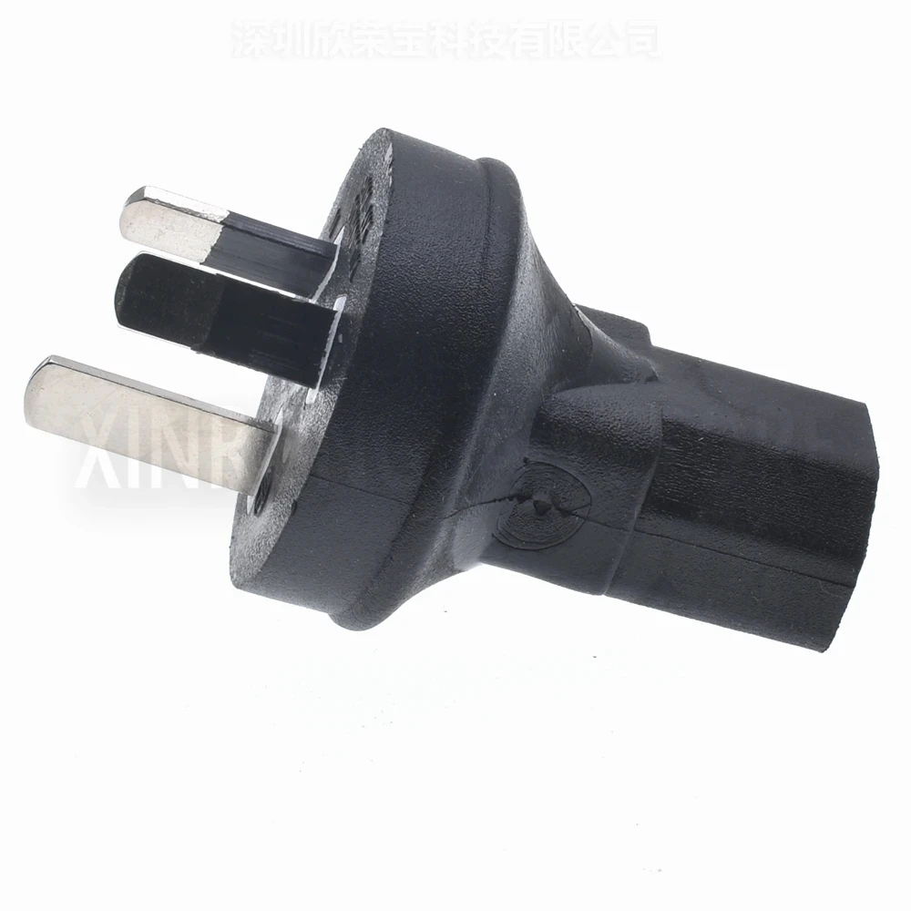 IEC320 C13 to Standard 3 Pin Australian PDU/UPS conversion Right Angle Plug Adapter,  Plug to Desktop Adapter for C13 Interface