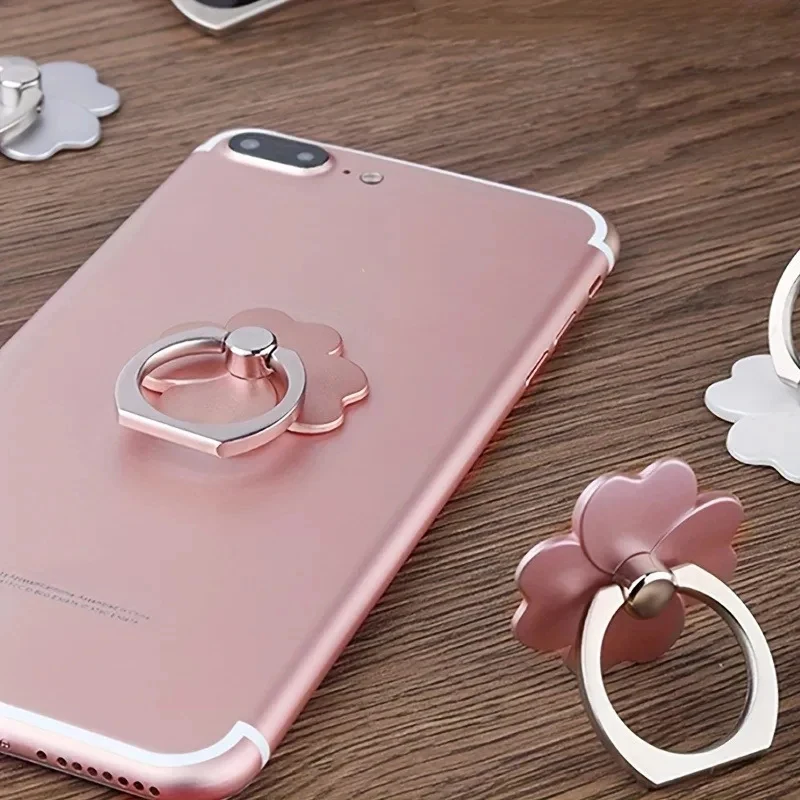 

Drop-Proof Phone Ring Stand 360 Rotating For Mobile Phone Car Magnetic Mount Metal Folding Finger Stand Socket
