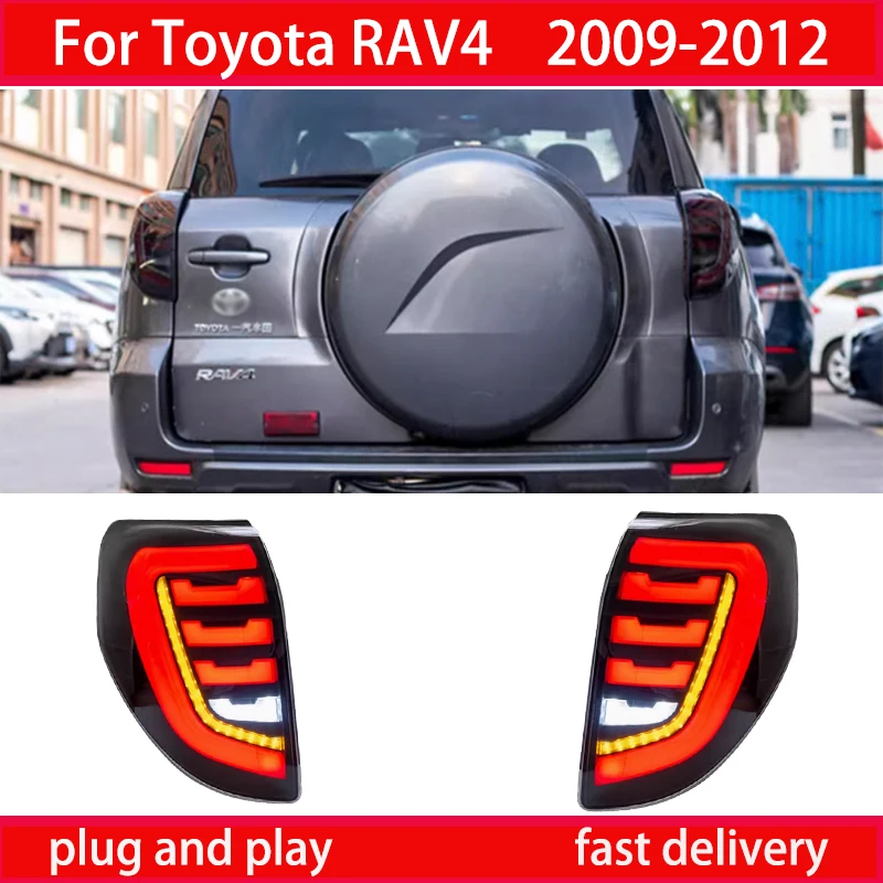 

Car Tail Lights For Toyota RAV 4 2009-2012 LED Car Tail Lamps Daytime Running Lights Dynamic Turn Signals Car Accessories