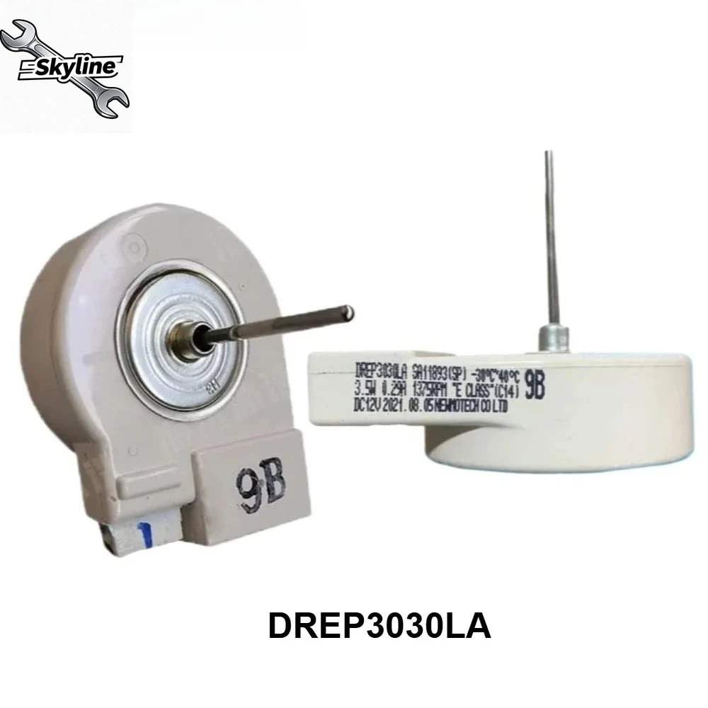 Novo para geladeira dc ventilador motor drep3030la dc12v 3.5w 0.29a geladeira radiador freezer peças