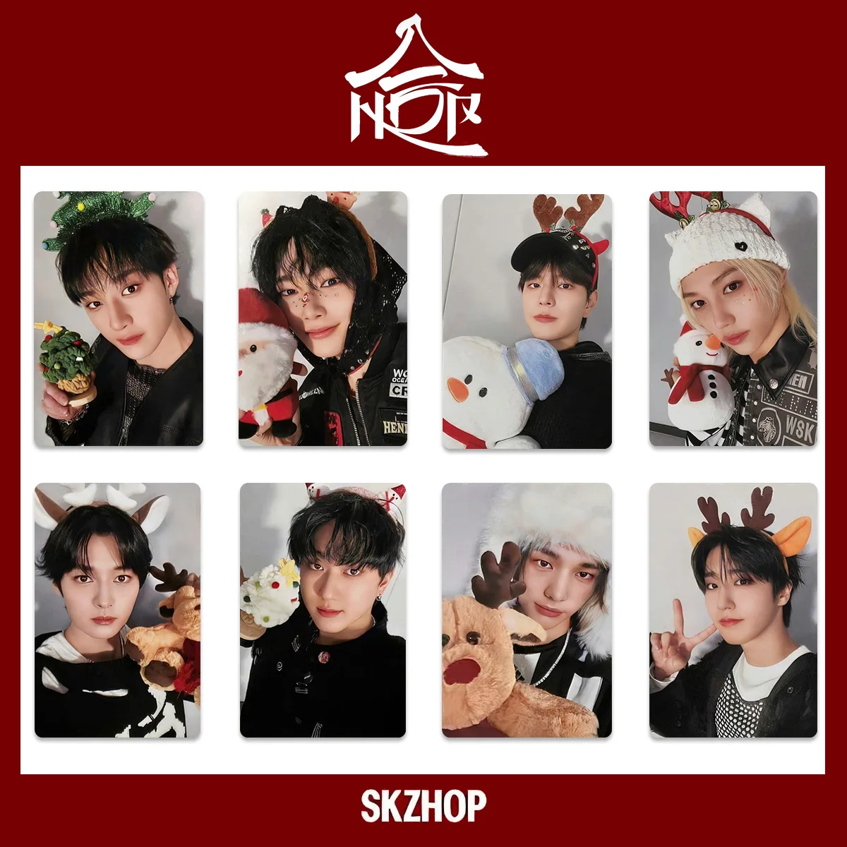 

Набор из 8 LOMO-карточек K-POP Stray Kids: SKZOO, SBS Entry Card, Carter Classic Card, случайные коллекционные карты Star Perils