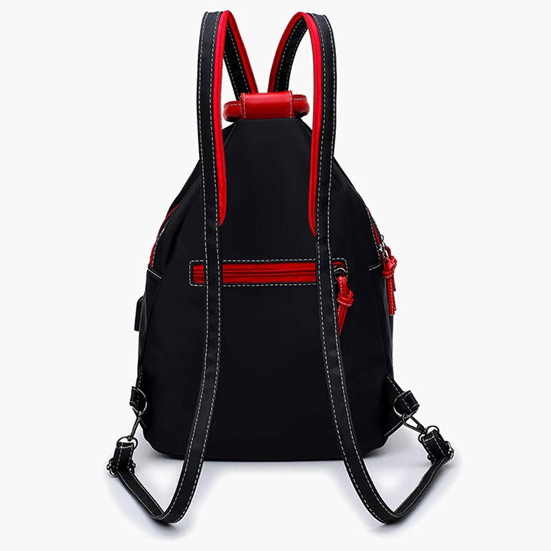 Fashion Women Backpack Waterproof Oxford Cloth Shoulder Bags Leisure Travel Luggage Bag Outdoor Crossbody Bag Student School Bag