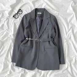 Girls Spring and Autumn 2024 New Girls Cotton Suit Coat Long Sleeve Top Baby Spring Autumn Clothes