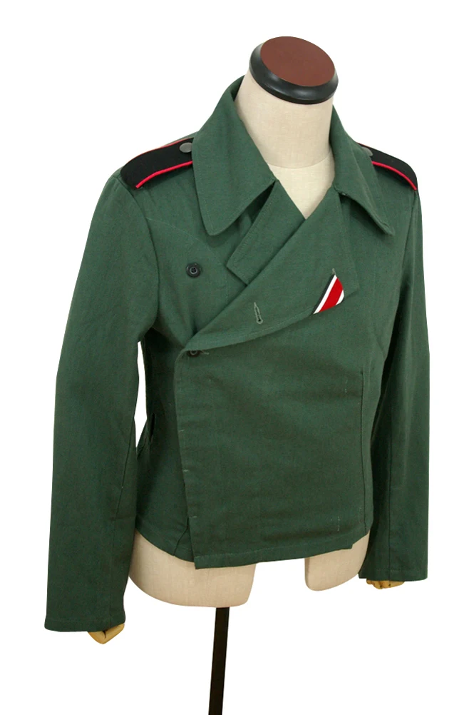 GUHC-001 WWII Deutsch Heer panzer sommer HBT reed grün wrap/jacke typ I