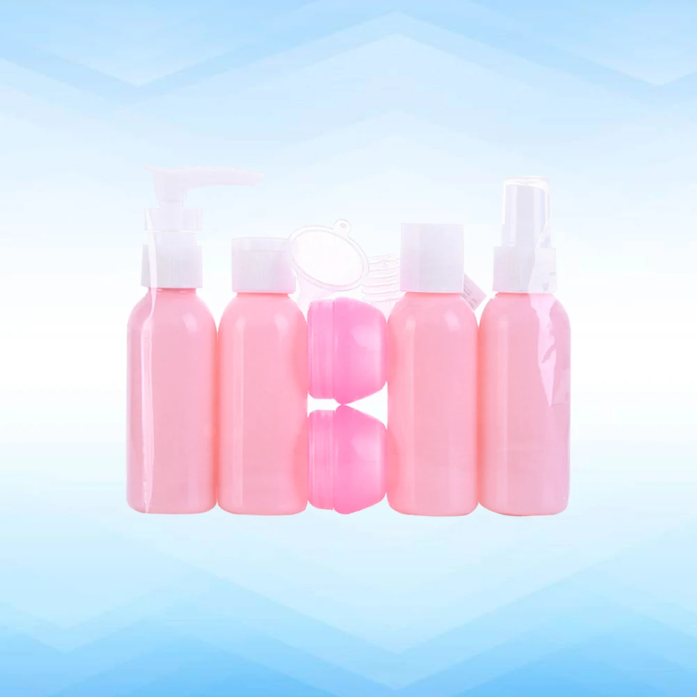 

6pcs Portable Travel Bottle Set Shampoo Lotion Cream Container Leakproof Empty Spray Bottles For Perfume Emulsion Lightweight