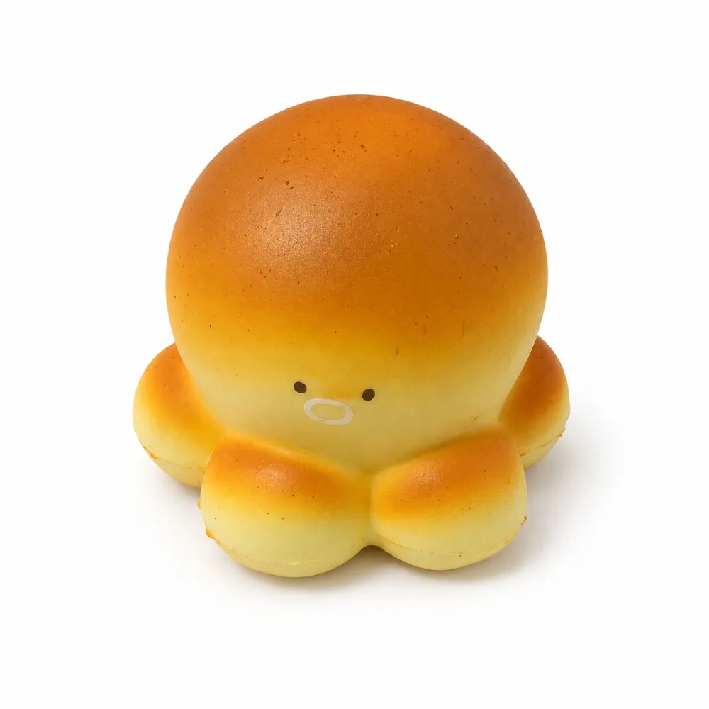 Creative Slow Rising Octopus Bread Fidgets Toys Cartoon Hand Relax Little Bear Squeeze Toy Pinch Slow Rebound Toy Kids Adults