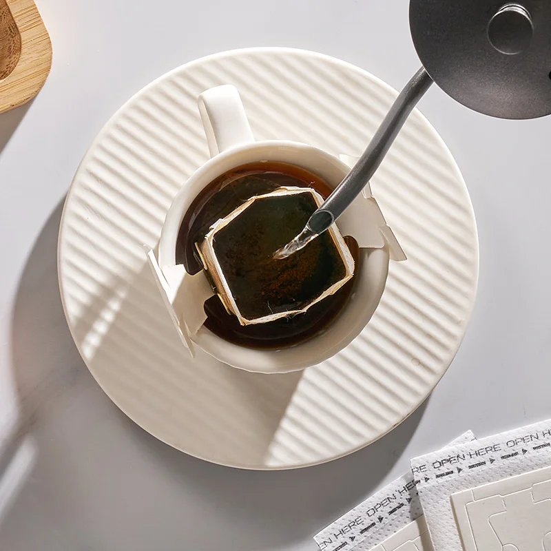 GIANXI Coffee Fliter Bags Disposable Coffee Fliter Paper Portable Hanging Ear Style Coffee Fliter For Espresso Coffee Utensil