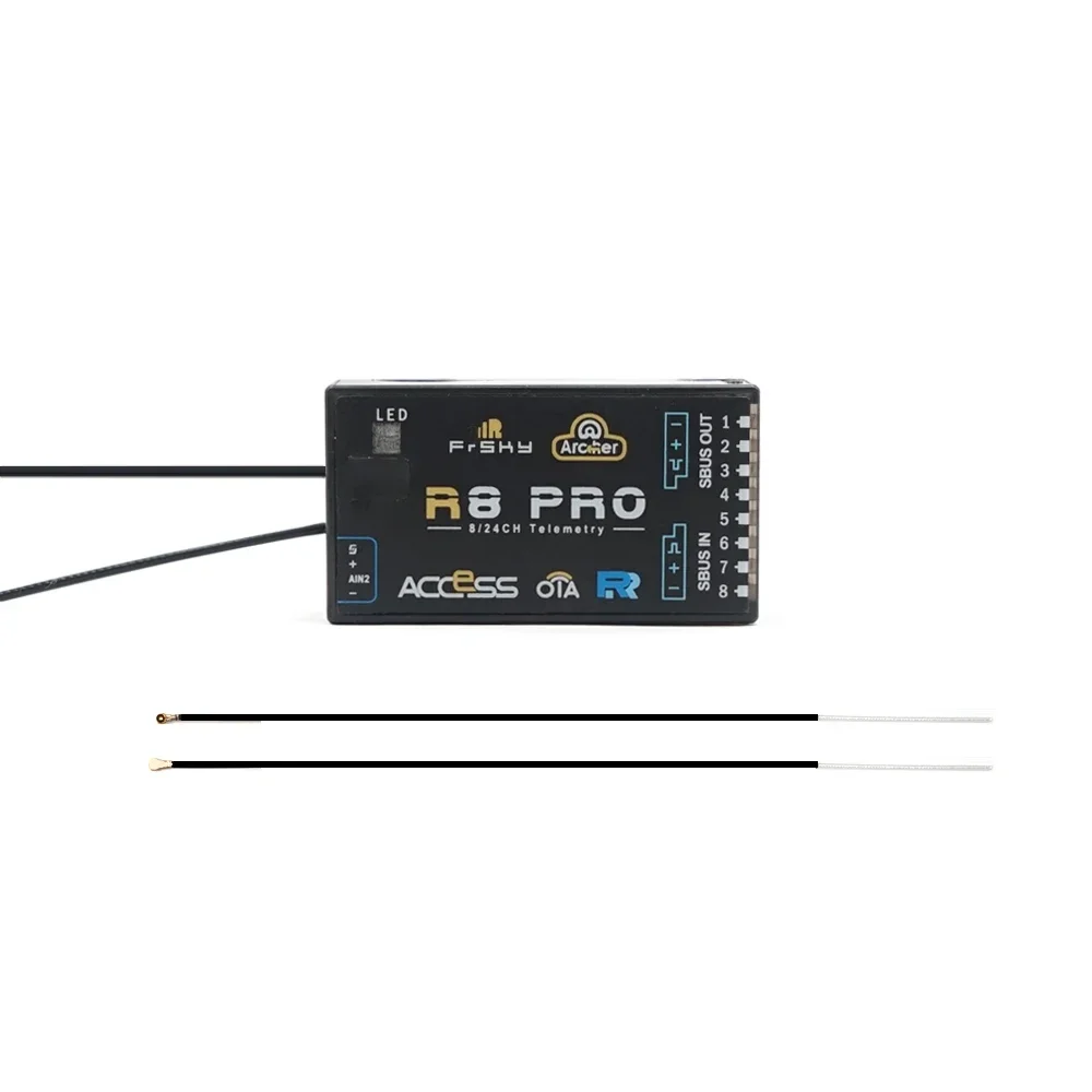 FrSky 2.4GHz ACCESS ARCHER R8 Pro RECEIVER For TANDEM X20S X18 XE TRANSMITTER FOR RC AIRPLAN CAR MODEL