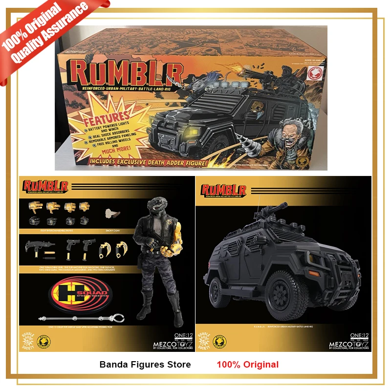Оригинальный Mezco Toyz Rumblr автомобиль Death Adder One: 12 Collective SDCC 2025 в наличии, коллекция аниме, фигурки, модель игрушки Оригинальный Mezco Toyz Rumblr автомобиль Death Adder One: 12 Collective SDCC 2025 в наличии, коллекция аниме, фигурки, модель игрушки
