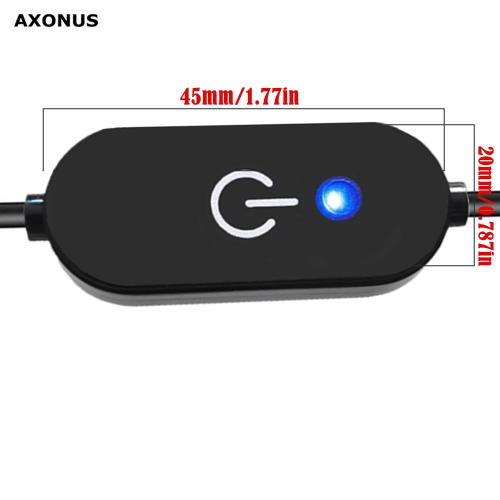 USB Type-C Touch Dimming Switch Controller With Blue Indicator Light, Memory Connection Light Bar, No Flashing 3A