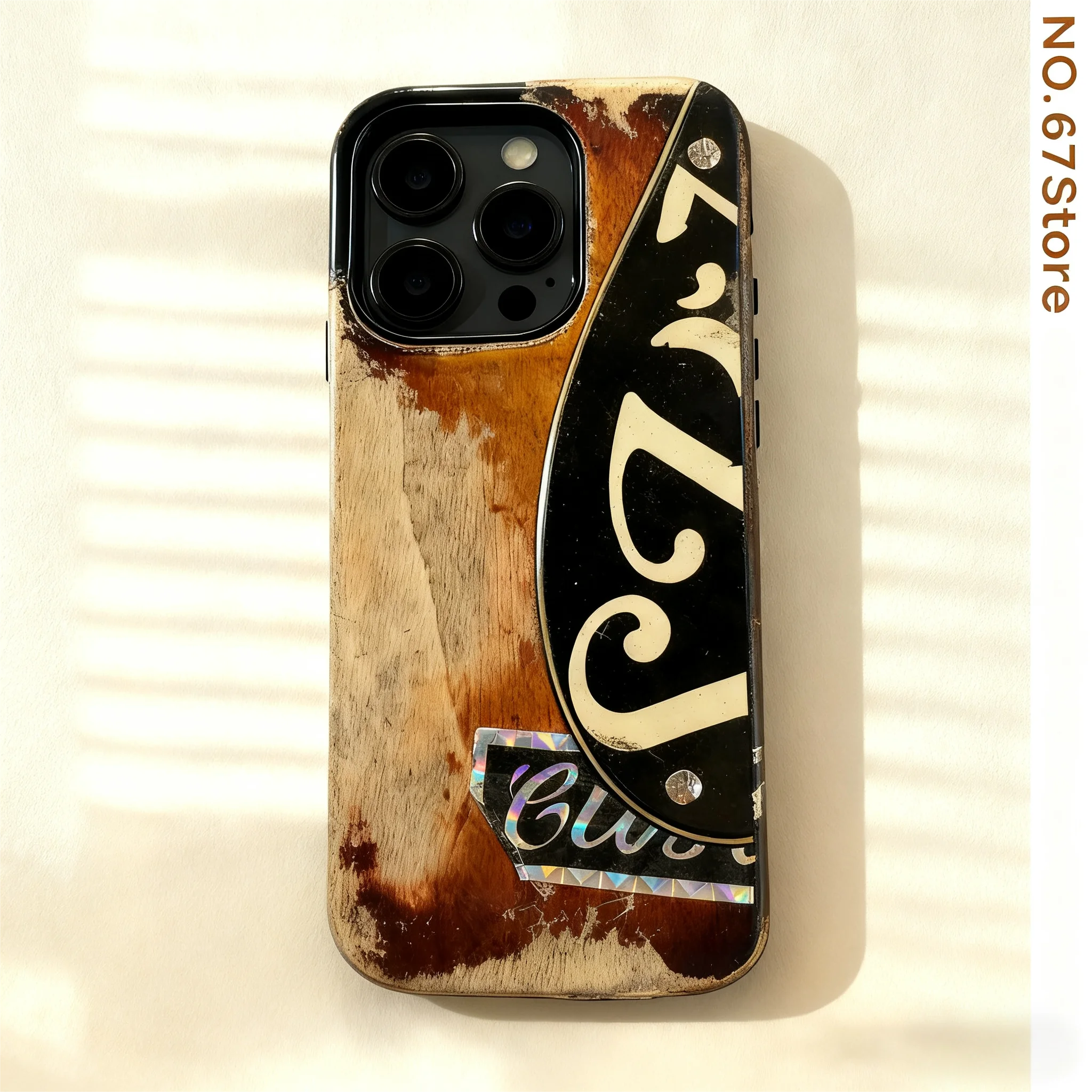 

Ретро SRV чехол для телефона с электрогитарой из цельного дерева, защитный чехол с полным покрытием и защитой от падения для iPhone 17/17pro/17 pro max, чехол