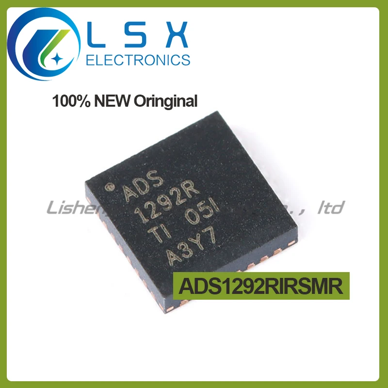 10pcs ADS1292R ADS1292RIRSMR VQFN Respiratory Impedance ECG Front-End Analog IC Chip