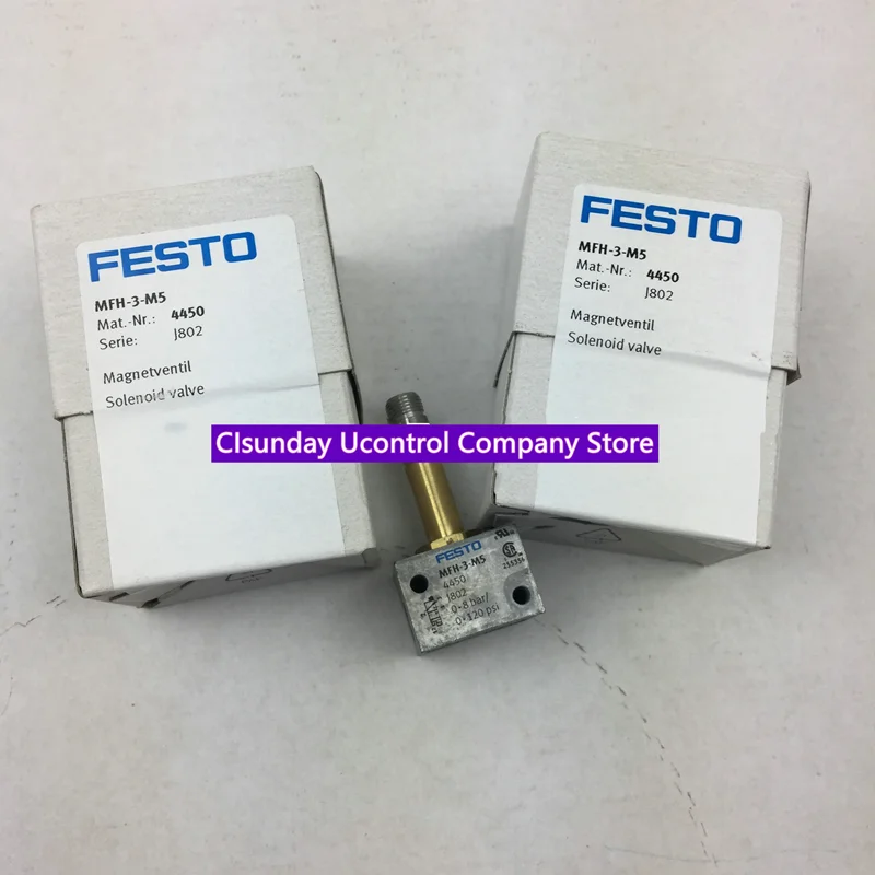 

New original FESTO Festo Solenoid Valve MFH-3-M5 4450