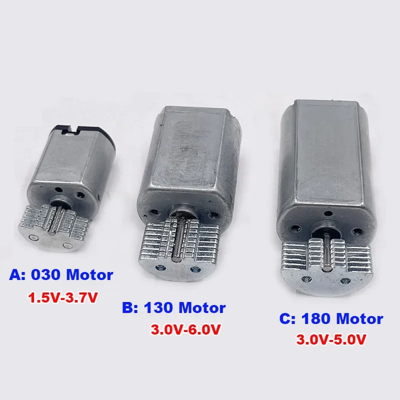 1PC Vibrating Motor DC 1.5V 3V 3.7V 5V 6V Mini 030 130 180 Vibration Eccentric Wheel Vibrator DIY Massager Feeder view 2