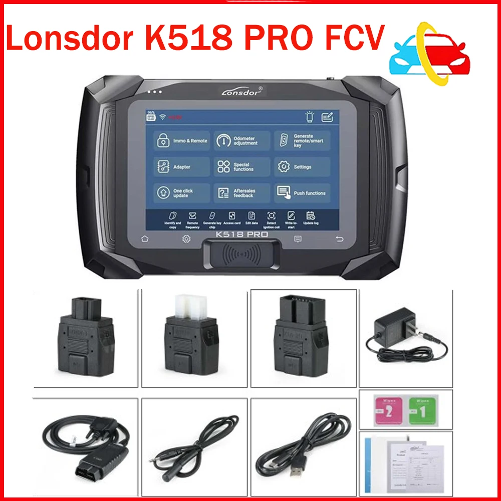 2024 Lonsdor K518 PRO FCV Version (Free Combination Version) All-in-One Key Programmer 5+5+N Car Series Free Use Functions