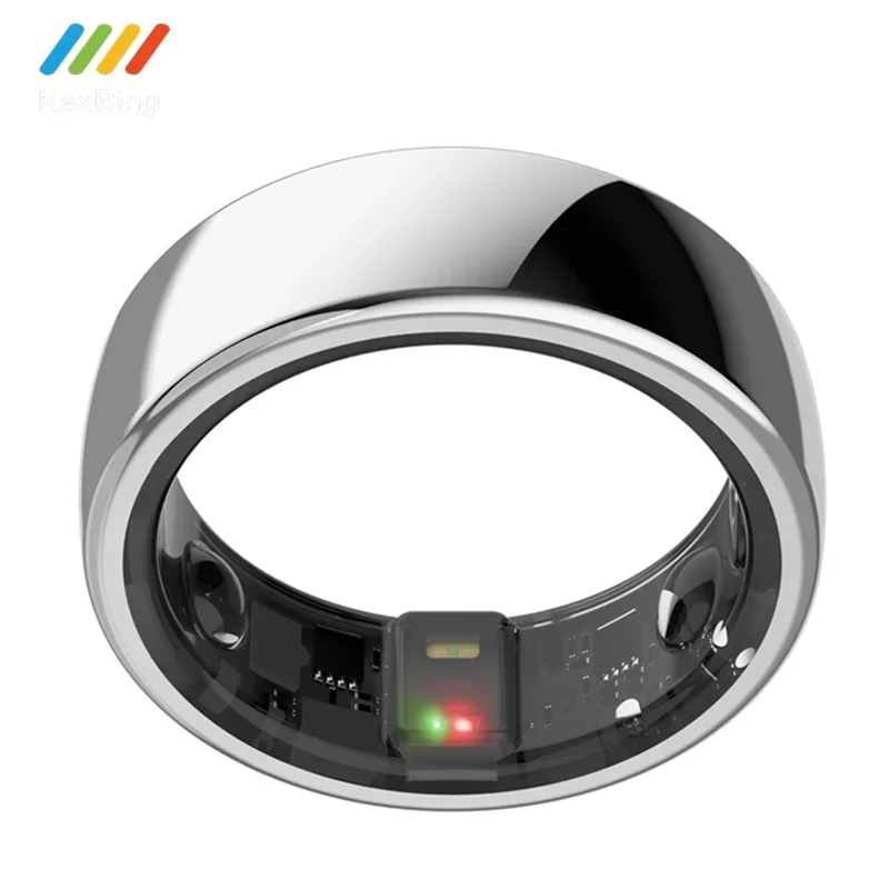 Cincin kesehatan pintar oksimeter Bluetooth, Android, pelacak kesehatan pintar untuk telepon Pria Wanita dengan detak jantung, tidur, melacak cincin