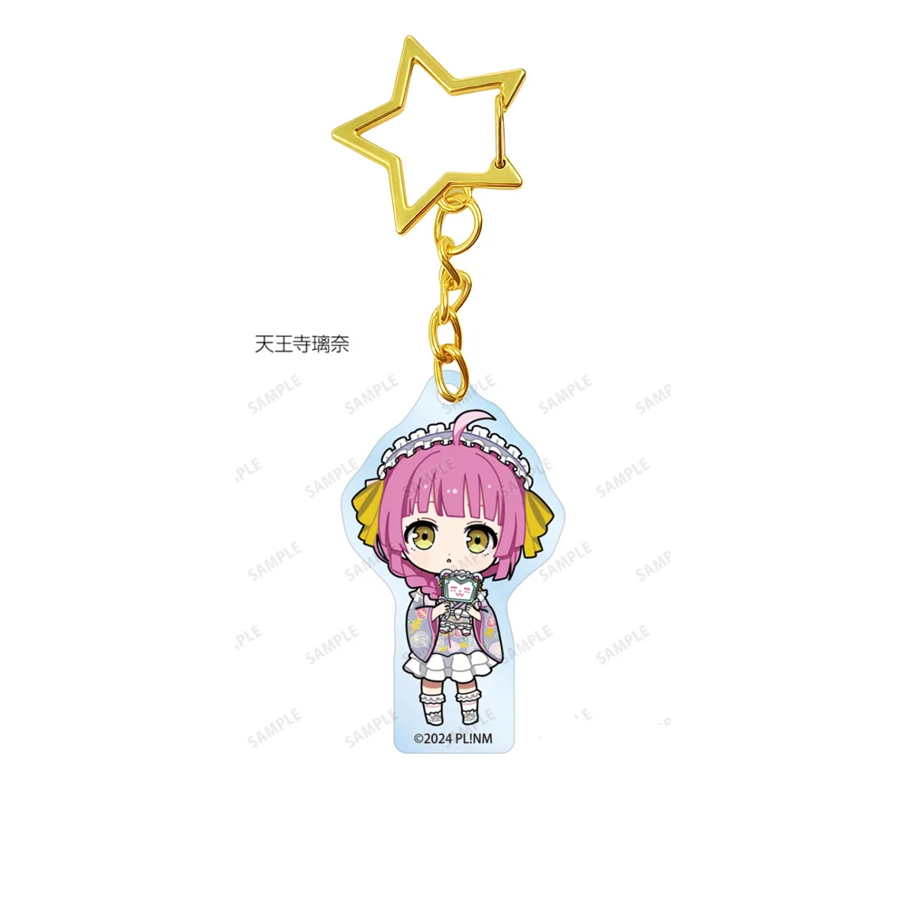 Anime For LoveLive!Sunshine!! Acrylic 6cm Keychain Decoration Desk Figure Display Fan Gift Goods Birthday Collection