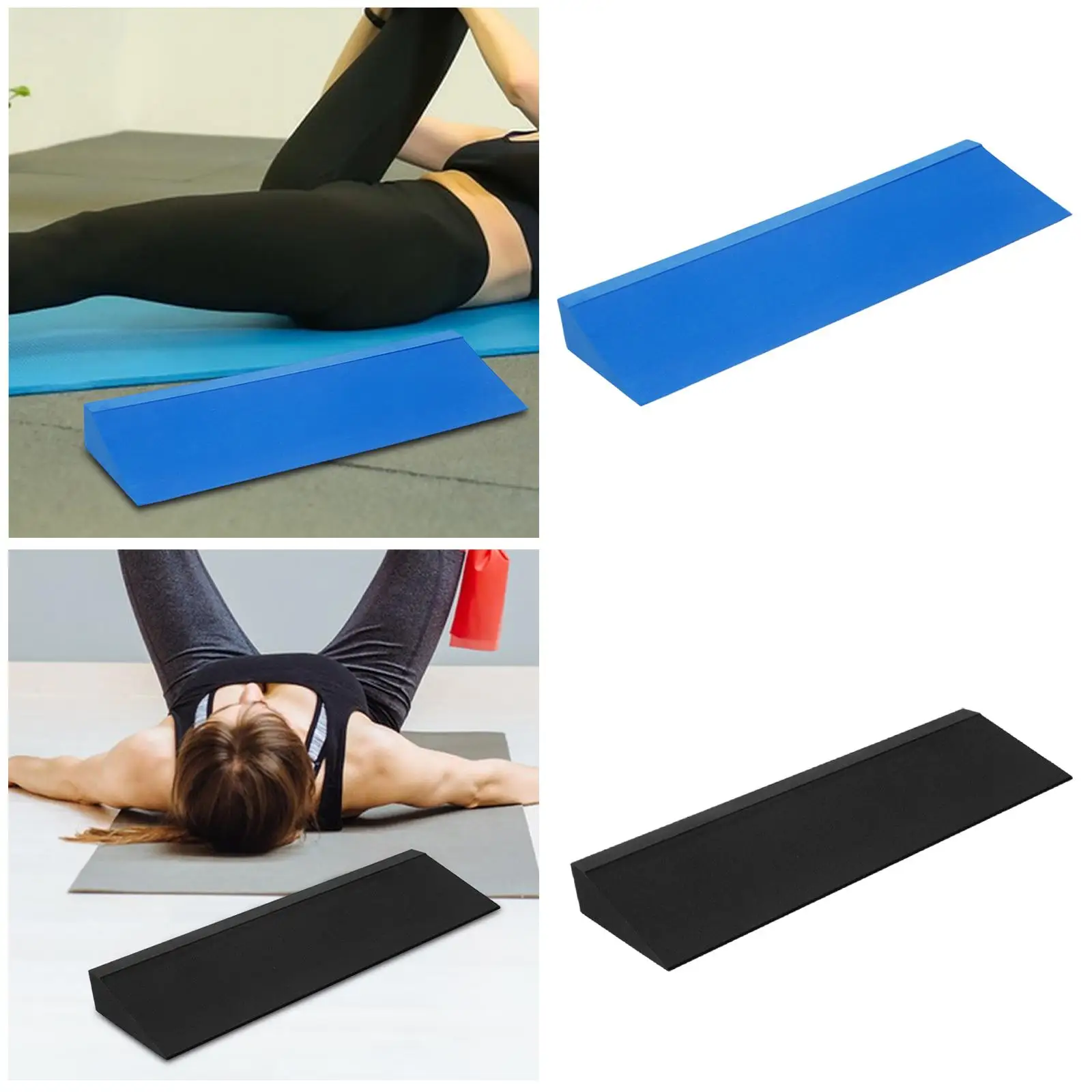 Yoga Wedge Block Slant Board Calf Stretcher Pushup Balance Practice Foot Incline Board Fitness Squat Boards Squat Wedge Block