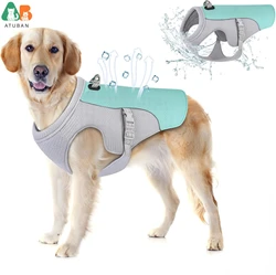 ATUBAN Dog Cooling Vest Dog Harness Cooler Jacket with Portable Water Bottle,for Walking Dog,Outdoor Camping Hunting Training