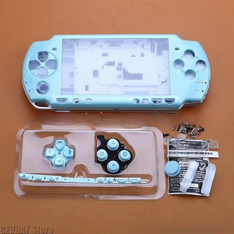 For PSP 2000 Full Housing Shell Complete Buttons Anti Drop Sweat Proof Console Replacement Repair Kit