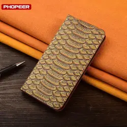 Dla Xiaomi Poco X6 F5 Pro X3 NFC X4 M5s Magnet Genuine Leather Case Poco X3 Pro POCO GT F3 F4 F5 F6 X5 M4 M3 Flip Wallet Cover.