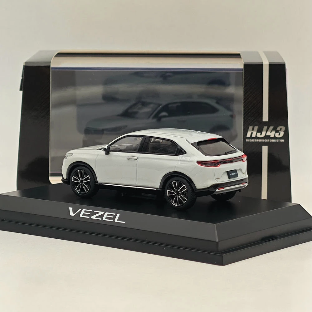 1/43 Hobby Giappone VEZEL e:HEV Z Premium Sunlight White (P) HJ 432002 SW Diecast Model Car Collezione limitata Auto Toys Regalo