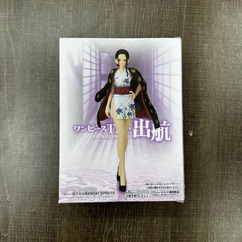Anime Toys & Hobbies Original Bandai ONE PIECE Nico·Robin Anime Action Figures Collect Ornaments Figure Model Toys Birthday Gift