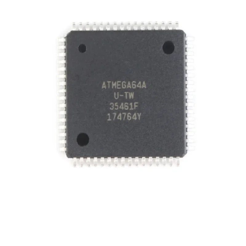 

ATMEGA64A-AU ATMEGA64-AU ATMEGA64 ATMEGA64A MEGA64A-AU TQFP-64 8 Bit Microcontroller 64K Flash Memory IC New Original