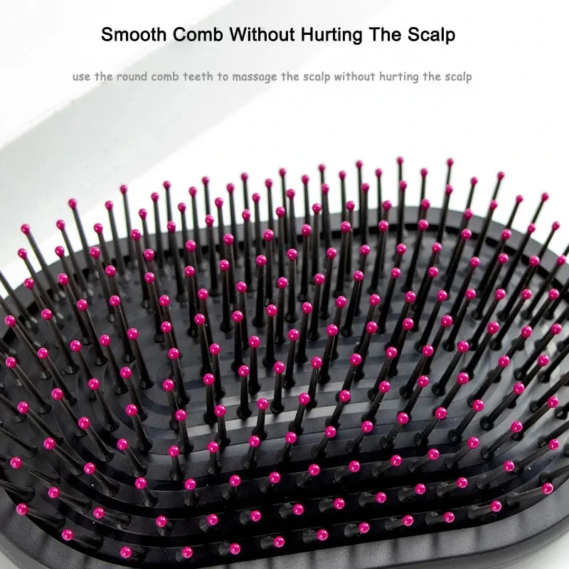 Girls Hair Comb Scalp Massage Airbag Hairbrush Wet Curly Detangle Brush for Salon Hairdressing Styling Tools for Women