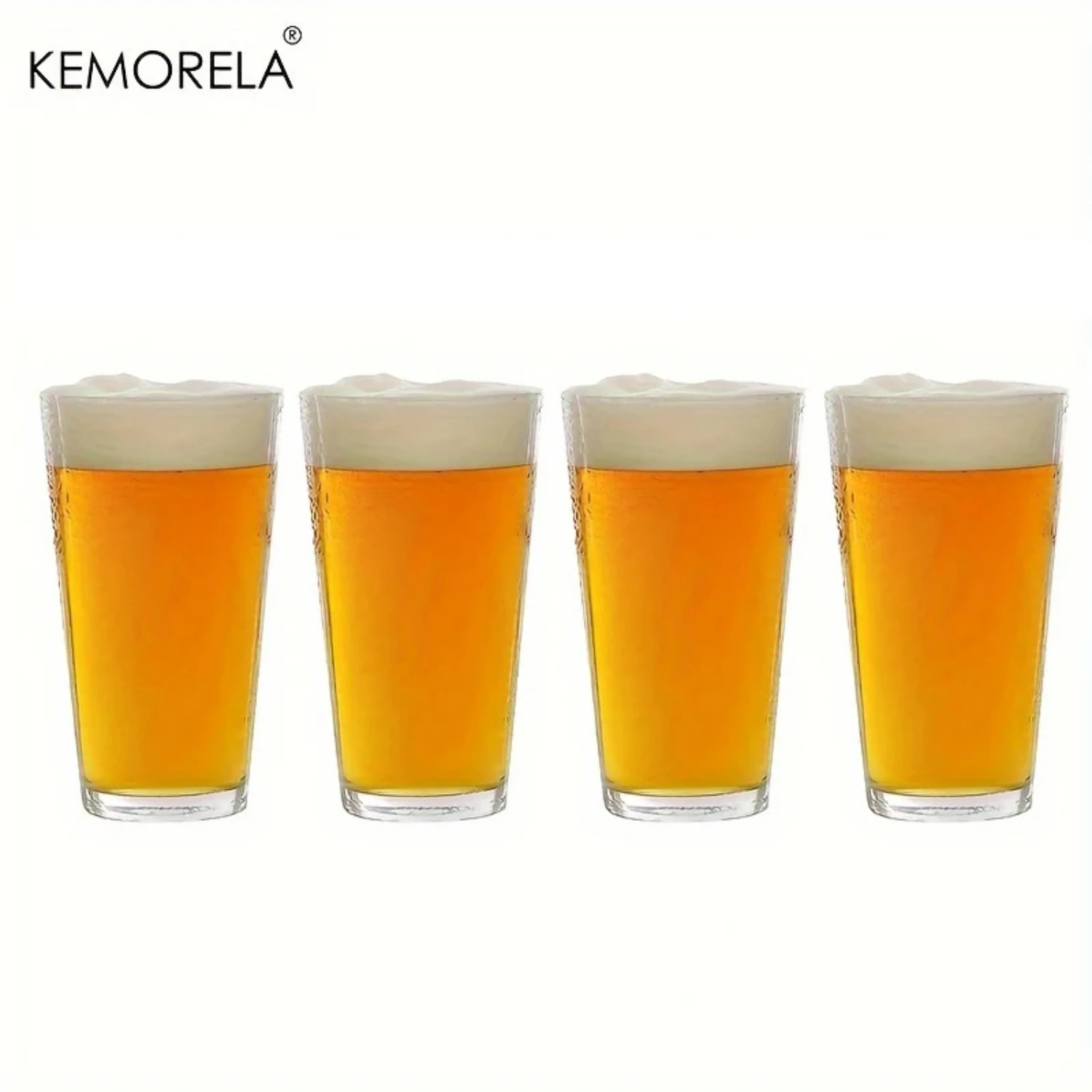 

Transparent 475ML Glasses Whiskey Beer Juice Milk Tea Cold Drink Cup Ideal for Bars And Restaurants Dishwasher Safe Support