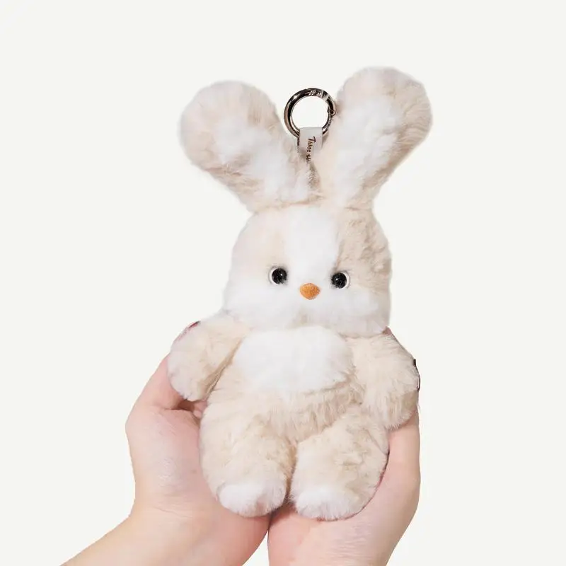 

Three Things Set Goodnight Rabbit Plush Doll Couple Toy Keychain Backpack Pendant 20cm Cute Kawaii Kids Couple Christmas Gift
