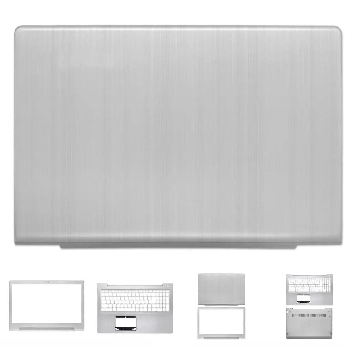 

Silver White Laptop Replace For Ideapad 510S-15 310S-15ISKNew LCD Back Cover Front Frame Keyboard Bezel Bottom Base Case